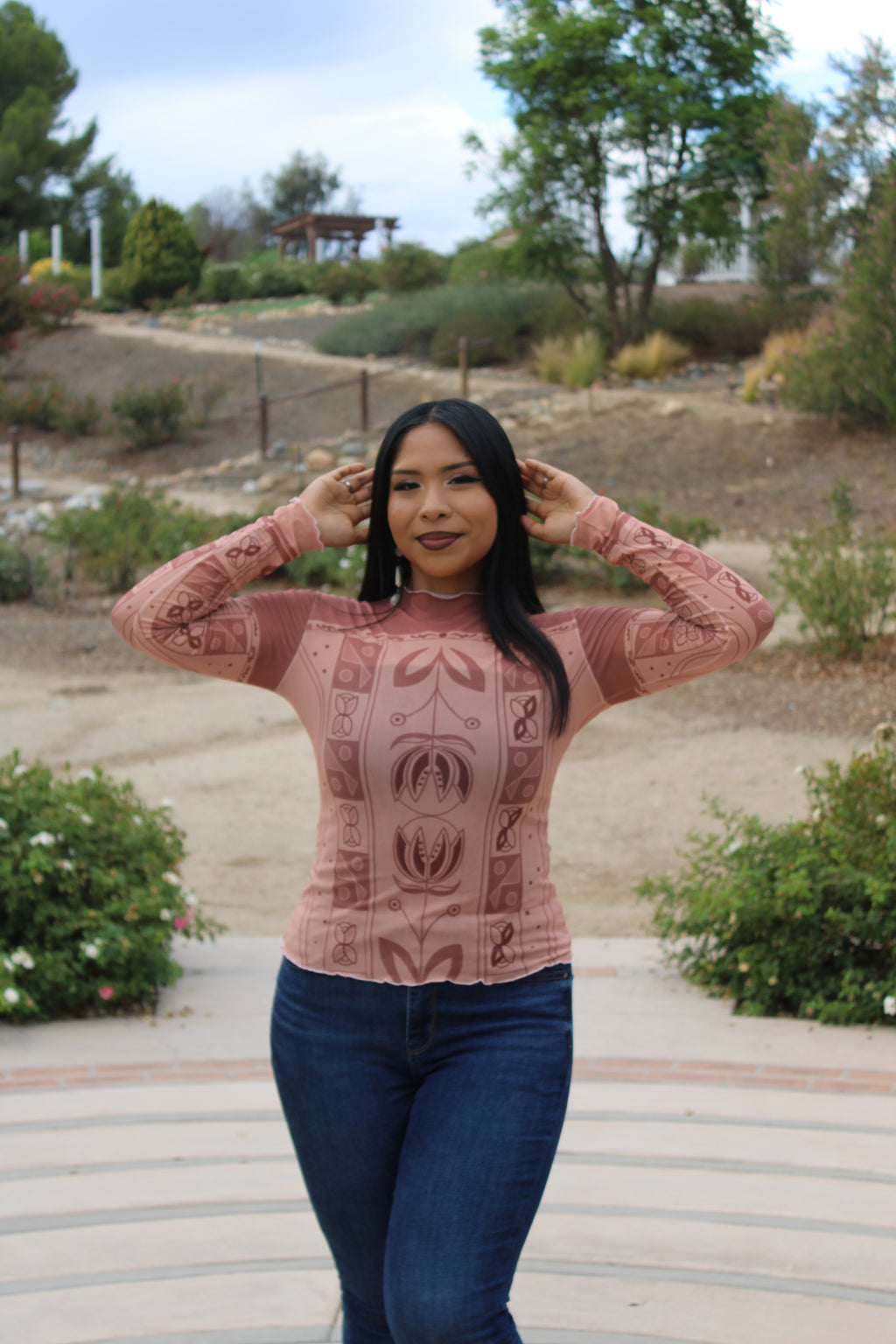 Beauty Before Me Mesh Shirt