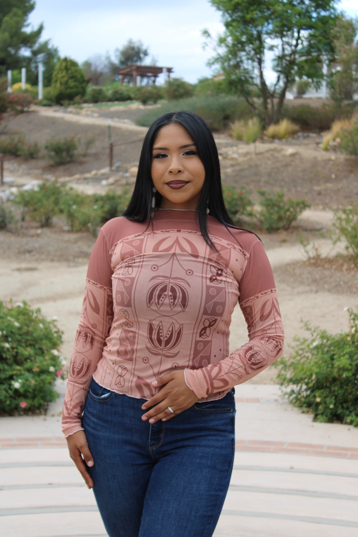Beauty Before Me Mesh Shirt